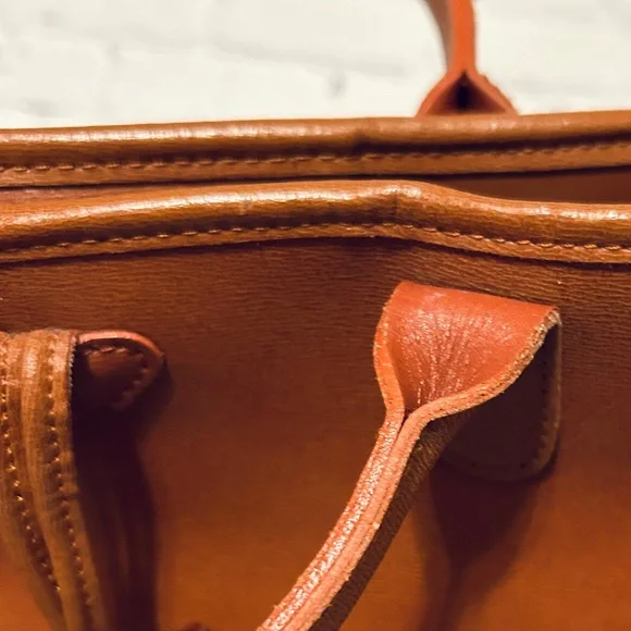 Longchamp Brown Leather Roseau Bag - Bamboo Front Clasp - Picture 12 of 14